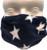 Fleece Face Mask - Stars Design; Double Layer, Reversible, Cold Weather Face Mask - COPD