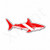 Scuba Diver Shark Diving Down Flag Sticker