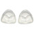 1 Pair Silicone Gel Bra Inserts Pad, Breast Enhancer, Soft Comfortable Feel Real Bikini Swimsuit Push Up Pads (Transparent)