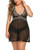 Avidlove Women Lingerie Lace Babydoll V Neck Sleepwear Strap Chemise Halter Teddy Outfits Black S