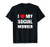 I Love My Social Worker Red Heart Boyfriend Girlfriend Wife T-Shirt