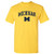 AS03 - Michigan Wolverines Arch Logo T-Shirt - X-Large - Maize