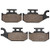 Cyleto Front Brake Pads for SUZUKI LTA700 LTA 700 LT-A700 LT-A 700 Kingquad 2005 2006 2007 2008 2009