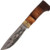 Grand Way Hunting Knife - Decorative Fixed Blade Knife - Classic Stainless Steel Hunting Knife with Wood Handle FB 1022