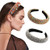 2pcs Velvet Padded Rhinestone Headband for Women?Crystal Headband Wide Bejewelled Hairbands Hair Hoop Party Wedding Headwear Hair Accessories For Woman Girls