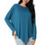 Zicizia Women's Causal Long Sleeve Pullover Tops Blouses Tees Shirts Sweaters Tunics (Large, Ocean)