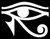 Eye of Horus Decal Vinyl Sticker | Cars Trucks Vans Walls Laptop | White | 5.5 x 4.25 in |LLI728