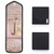 BAGSMART Travel Jewelry Organizer Case Foldable Jewelry Roll for Journey-Rings, Necklaces, Earrings, Bracelets, Black Mini