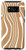 Galaxy S8 Tan White Zebra Print Stripe Pattern Case