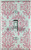 Pink White Damask Single Decorative Single Toggle Light Switch Plate Cover