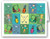 Golf Note Card - 10 Boxed Golfing Cards  and  Envelopes