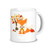Fox Personalized Mug - Fall Animal Mug Dinnerware, Autumn Fox Mug, You Pick Animal, Plastic or Ceramic Mug - Kids Personalized Gift - 11oz Ceramic Mug/Water Cup, High Gloss