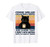 Coffee Spelled Backwards Is Eeffoc Cat Drinking Vintage T-Shirt