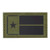 IR OD Green Texas Lone Star Flag Olive Drab 2x3.5 Infared IFF Tactical Morale Touch Fastener Patch