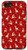 iPhone SE (2020) / 7 / 8 Christmas Pattern Xmas Tree Star Reindeers Phone Cover Red Case