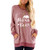 YIQIAN Women's Long Sleeve Round Neck Casual Pocket T-Shirt Blouse Sweatshirt Long Sleeve Top (Little bear Red,M)