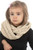 Scarf Kids Girls Infinity Wrap - Beige