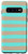 Galaxy S10 Modern Stripes Beige  and  Teal Mint AEW592 Case