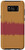 Galaxy S8plus Modern Stripe Pattern Burgundy  and  Light Brown Beige AEW535 Case