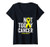 Womens Not Today Sarcoma Bone Cancer Yellow Awareness Ribbon V-Neck T-Shirt Womens Not Today Sarcoma Bone Cancer Yellow Awareness Ribbon V-Neck T-Shirt