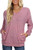 MIDOVAN V Neck Shirts - Long Sleeve T Shirt for Womens Tops Blouse with Pocket Casual Loose Fit Tunic Baggy Tops (Pink, X-Large) MIDOVAN V Neck Shirts - Long Sleeve T Shirt for Womens Tops Blouse with Pocket Casual Loose Fit Tunic Baggy Tops (Pink, X-Large)