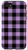 iPhone SE (2020) / 7 / 8 Purple Violet Black Gray Gingham Plaid Rustic Pattern AEH620 Case