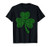 Dog Paw Shamrock St Patricks Day Cat Saint Pattys Gift T-Shirt