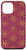 iPhone 12 mini Pink Geometric Star Flower Pattern Case