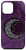 iPhone 12 Pro Max Crescent moon stars flowers art drawing white purple violet Case