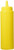 Squeeze Bottle, 8 ounce, plastic, yellow (6 pieces/Unit)