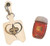 Fleur De Lis Sanitizer Holder Key Fob
