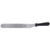 HUBERT Offset Spatula Stainless Steel with Black Polypropylene Handle - 14 inchL Blade