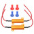 2Pcs 50W 8ohm Load Resistors, Load Resistor Decoder Fix LED Bulbs Hyper Flash Turn Signal Blink Error Code