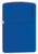 Zippo Royal Blue Matte Logo Pocket Lighter