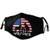 Wolf Pack Patriotic us Flag Fun Adult dust mask, Scarf, face Towel face Towel for Camping Black
