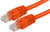 PRO SIGNAL - PS11204 - Ethernet Cable, Cat6, 2 m, 6.6 ft, RJ45 Plug to RJ45 Plug, Orange