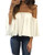 Womens Summer Off Shoulder Chiffon Blouses Short Sleeves Sexy Tops Shirt Fashion Casual Ruffles Solid Loose Fit Blouses T Shirt (M, White)
