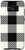 Galaxy S8plus Cream and Black Buffalo Check Plaid Ivory Large Pattern Case