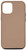 iPhone 12/12 Pro Simple Chic Solid Color Neutral Tawny Caramel Tan Case