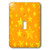 3dRose lsp_38455_1 Sweet Orange Stars-Art Designs-Whimsical Single Toggle Switch