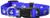Petmate Adjustable Reflective Dog Collar, 10 by 16-Inch, Royal Blue