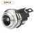DIYhz 2.5mm Panel Mount DC Jack DC Power Jack Socket Female Panel Mounting Connector 20Pcs