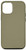 iPhone 12/12 Pro Simple Chic Solid Color Classic Olive Green Case