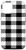 iPhone 12/12 Pro Black Plaid Flannel Check Buffalo Gingham Quilt Pattern Case