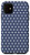 iPhone 11 Cute Dark Blue White Stars Polka Dots Case