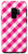Galaxy S9 Pink and White Gingham Large Checkered Plaid Checks Pattern Case
