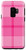 Galaxy S9 Pink White Buffalo Check Plaid Gingham Quilt Pattern Case