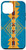 iPhone 12 mini Blue Yellow Southwestern Western Navajo Boho Yellowstone Case