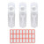 DGQ 2oz 60ml Travel Foam Bottle 3 Packs Empty Foaming Soap Dispenser Mini Soap Pump Bottle for Cleaning, Travel, shampoo, Cosmetics