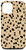 iPhone 12/12 Pro Dalmatian Pattern Black Beige Brown Brush Polka Dots Case
